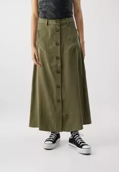 Юбка А-силуэта JDYOLLI МИДИ ПУГОВИНКА ЮБКА Jdy, хаки
