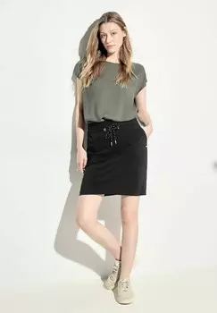 Юбка А-силуэта JOGGSTYLE Cecil, черный