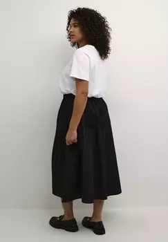 Юбка А-силуэта Kaffe Curve, цвет Mottled Black
