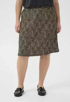 Юбка А-силуэта Kaffe Curve, коричневый
