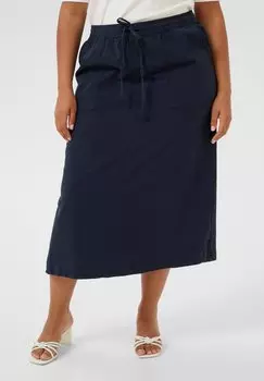 Юбка А-силуэта KCLIAH Kaffe Curve, темно-синий