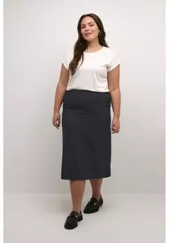 Юбка А-силуэта KCSAKIRA Kaffe Curve, темно-синий