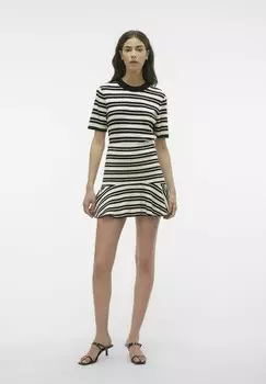 Юбка А-силуэта KURZER Vero Moda, черный