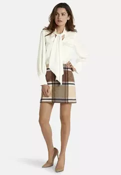 Юбка А-силуэта LANINO Nicowa, коричневый