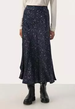 Юбка А-силуэта LAURINA Part Two, темно-синий