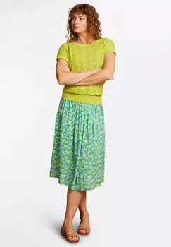 Юбка А-силуэта LAYLA - Pleated skirt King Louie, зеленый