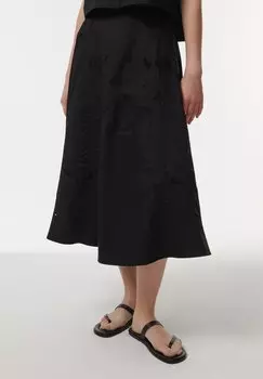 Юбка А-силуэта Leem, черный