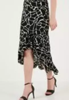 Юбка А-силуэта Lela, черный