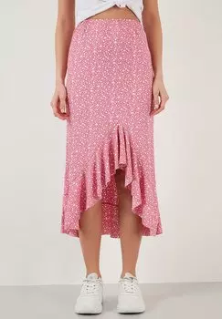 Юбка А-силуэта LELA, розовый