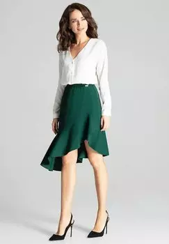 Юбка А-силуэта Lenitif, зеленый
