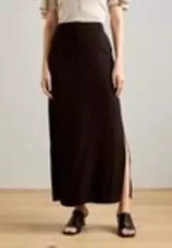 Юбка А-силуэта Lindex, черный