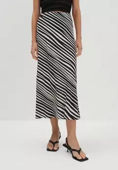 Юбка А-силуэта LOOSE FIT A-LINE ANIMAL MID RISE someday., черный