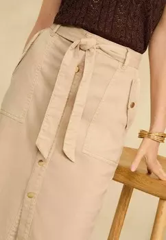 Юбка А-силуэта Love & Roses, бежевый