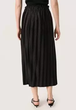 Юбка А-силуэта LSIVONE Soaked in Luxury, черный