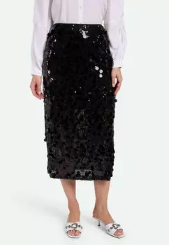Юбка А-силуэта LUBINU Moves, черный