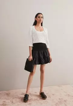 Юбка А-силуэта maje, черный