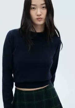 Юбка А-силуэта Mango, темно-синий