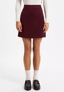 Юбка А-силуэта Marie Lund, винно-красный