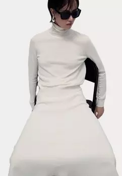 Юбка А-силуэта Marks & Spencer, белый