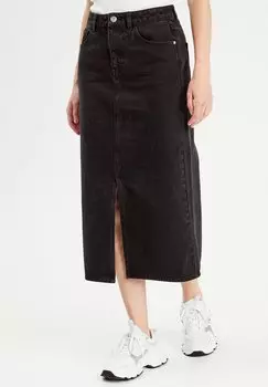 Юбка А-силуэта MIDI Cache Cache, черный