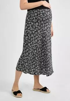 Юбка А-силуэта MIDI JoJo Maman Bb, черный