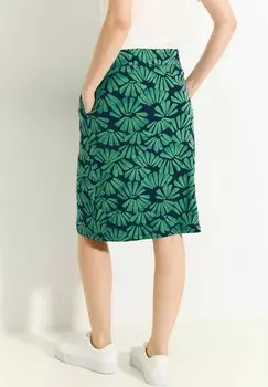 Юбка А-силуэта MIDI MIT PRINT Cecil, светло-зеленый