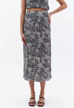 Юбка А-силуэта MIDI OXXO, черный