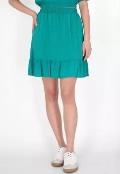 Юбка А-силуэта Mini skirt myMo, зеленый