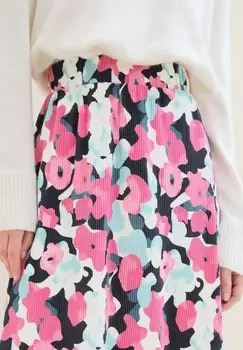 Юбка А-силуэта MIT BLUMENMUSTER TOM TAILOR, мультиколор
