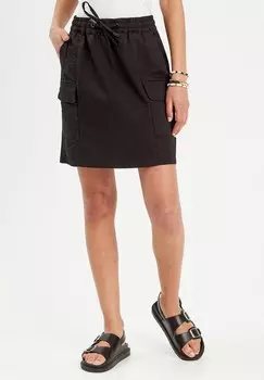 Юбка А-силуэта MIT SCHLUPF TAILLE Cache Cache, черный