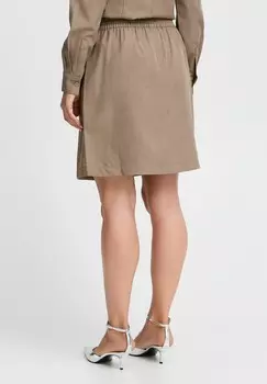 Юбка А-силуэта MMMIDDE b.young, бежевый