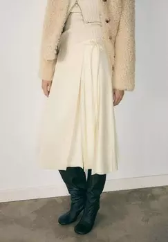 Юбка А-силуэта NATALIE Mango, бежевый