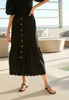 Юбка А-силуэта Next, черный