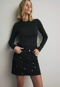 Юбка А-силуэта Next, черный