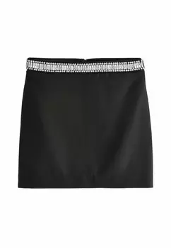 Юбка А-силуэта Next, черный