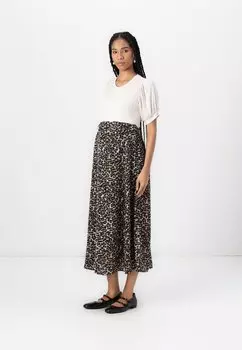 Юбка А-силуэта OLMVIC JASMIN SKIRT ONLY MATERNITY, черный