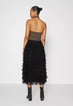 Юбка А-силуэта ONLDIVEA SKIRT ONLY, черный