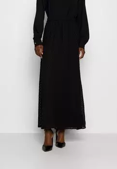 Юбка А-силуэта ONLKLARA ZIGZAG SKIRT ONLY Tall, цвет black