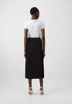 Юбка А-силуэта ONLMOXIE SLIT SKIRT ONLY, черный