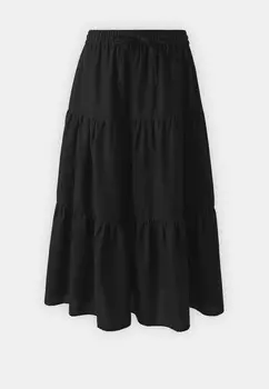 Юбка А-силуэта ONLNOELLE MIDI STRING SKIRT ONLY, черный