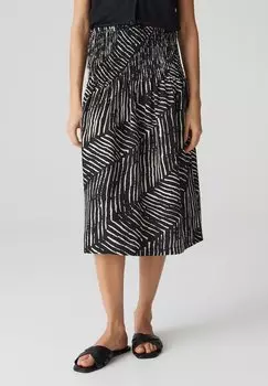 Юбка А-силуэта OPUS, черный