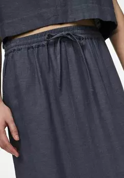 Юбка А-силуэта PCKARTER Pieces, сине-серый