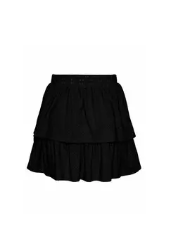 Юбка А-силуэта Pieces, черный