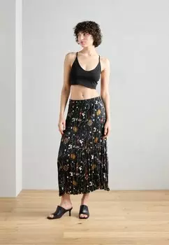 Юбка А-силуэта PLEATED CRINKLE SKIRT Scotch & Soda, мультиколор