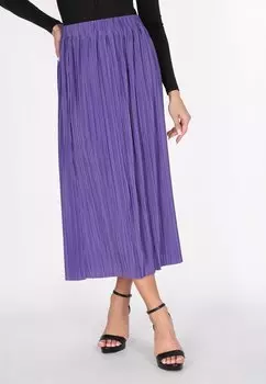 Юбка А-силуэта Pleated skirt faina, фиолетовый