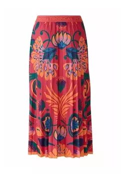 Юбка А-силуэта PLISSEE Oui, оранжевый