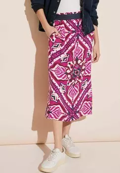 Юбка А-силуэта Print Street One, розовая