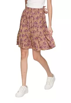 Юбка А-силуэта QS, коричневый