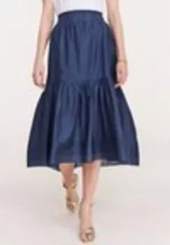 Юбка А-силуэта READY TO WEAR Taranko, синий