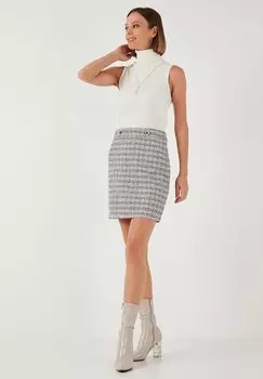 Юбка А-силуэта REGULAR FIT. LELA, черный